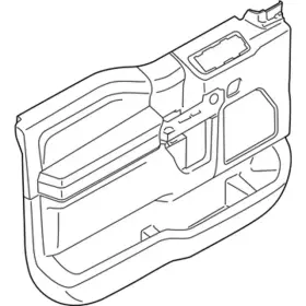 Ford Hl3z-1823942-ba Genuine Door Trim Panel