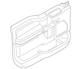 Ford Jl3z-1823942-ca Genuine Door Interior Trim Panel Ford Jl3z-1823942-ca Genuine Door Interior Trim Panel