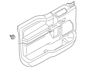 Ford Lc3z-2823942-ja Genuine Door Trim Panel Ford Lc3z-2823942-ja Genuine Door Trim Panel