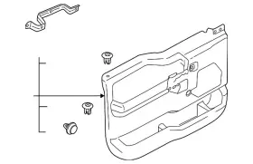 Ford Ml3z-1623943-hb Genuine Door Interior Trim Panel