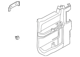 Ford Ml3z-1827411-aa Genuine Door Trim Panel Ford Ml3z-1827411-aa Genuine Door Trim Panel