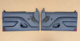 Ford Motor Company Oem F5tb-1523944 92-96 Bronco F-150 97 F-250 F350 Manual Door Panels Blue