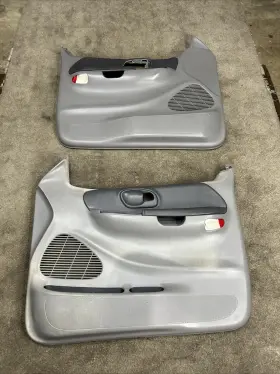 Ford Oem Xl34-1523942 99-03 F-150 Regular Or Extended Cab Pair Of Power Door Panels Lt. Gray