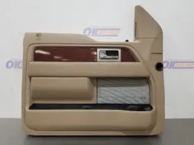 Ford Truck 204.fd8610 10 2010 F150 King Ranch Front Door Trim Panel Brown Leather Left Driver Ford Truck 204.fd8610 10 2010 F150 King Ranch Front Door Trim Panel Brown Leather Left Driver