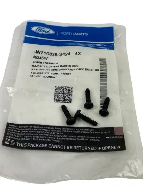 Ford W710836-s424 4-pack Of Genuine Oem 11-19 Fiesta Door Trim Panel Torx Screws Ford W710836-s424 4-pack Of Genuine Oem 11-19 Fiesta Door Trim Panel Torx Screws