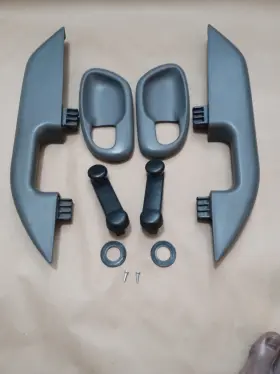 Ford Xl34-1524 99-03 F-150 Door Armrest Panel Handle Assembly Pair Set Gray Oem Manual Ford Xl34-1524 99-03 F-150 Door Armrest Panel Handle Assembly Pair Set Gray Oem Manual