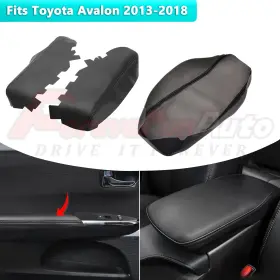 Foreverunauto 90181002 3pcs Fit 2013-18 Toyota Avalon Console Lid Armrest And Door Panel Cover Trim Black Foreverunauto 90181002 3pcs Fit 2013-18 Toyota Avalon Console Lid Armrest And Door Panel Cover Trim Black