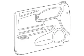 Gm 10353959 Genuine Trim Panel Gm 10353959 Genuine Trim Panel