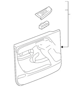 Gm 15290172 Genuine Door Interior Trim Panel Gm 15290172 Genuine Door Interior Trim Panel