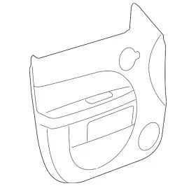 Gm 15787576 Genuine Door Trim Panel