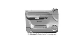 Gm 20833611 Genuine Light Titanium Front Driver Side Door Trim Panel