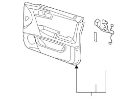 Gm 20835747 Genuine Ebony Front Passenger Side Door Trim Gm 20835747 Genuine Ebony Front Passenger Side Door Trim