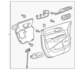 Gm 20958537 Genuine Door Trim Panel Gm 20958537 Genuine Door Trim Panel