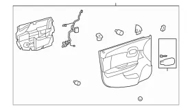 Gm 22901842 Genuine Door Trim Panel Gm 22901842 Genuine Door Trim Panel
