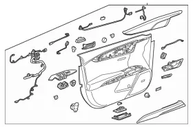 Gm 23102246 Genuine Cocoa Driver Side Front Door Trim Gm 23102246 Genuine Cocoa Driver Side Front Door Trim