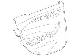 Gm 23464227 Genuine Very Light Cashmere Rear Passenger Side Door Trim Gm 23464227 Genuine Very Light Cashmere Rear Passenger Side Door Trim
