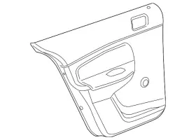 Gm 25825715 Genuine Door Trim Panel