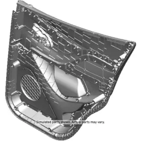 Gm 42772908 Genuine Black Rear Driver Side Door Trim