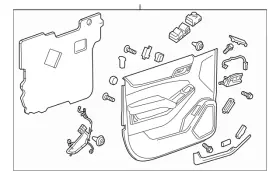 Gm 84192405 Genuine Door Trim Panel