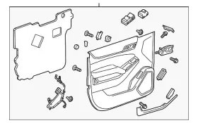 Gm 84381970 Genuine Door Trim Panel