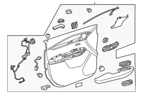 Gm 84636328 Genuine Door Trim Panel