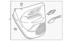 Gm 84981492 Genuine Door Trim Panel
