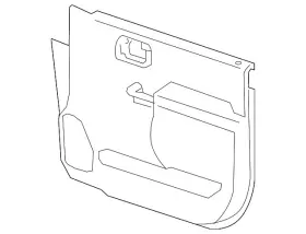 Gm 85101264 Genuine Door Trim Panel Gm 85101264 Genuine Door Trim Panel