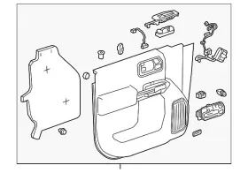Gm 85650248 Genuine Door Trim Panel Gm 85650248 Genuine Door Trim Panel