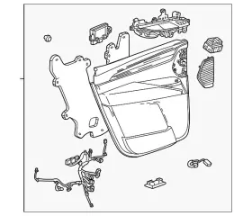Gm 85744731 Genuine Door Trim Panel