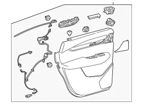 Gm 86783683 Genuine Door Trim Panel Gm 86783683 Genuine Door Trim Panel