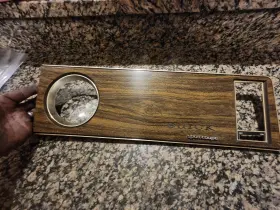 Gm Buick 1252120 1977 1978 1979 Rare Lesabre Sport Coupe 3.8 Turbo Dash Clock Trim Panel Gm Buick 1252120 1977 1978 1979 Rare Lesabre Sport Coupe 3.8 Turbo Dash Clock Trim Panel