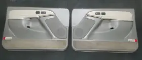 Gmc 15772378 1999-02 Silverado Tahoe Yukon Sierra Front Door Panel Set Pewter Shale Gray Oem