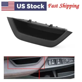 Goodcde 550741457040 Front Left Door Interior Handle Pull Trim Black Fit Bmw F25 F26 X3 X4 Auto Us