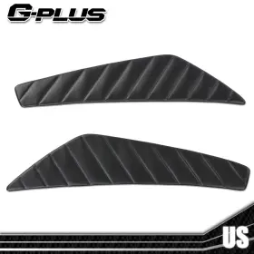 Gplusmotor Gpl265265 Black Door Panel Insert Pleate Left And Right Fit For 10-14 Ford Mustang 2-door