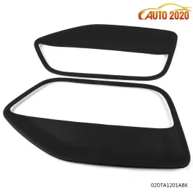 Grandorange E-02dta1201abk Fit For 05-09 Ford Mustang 2x Black Front Door Panel Insert Card Cover Kit