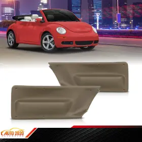 Grandorange Gd091408 Fit For 2003-2010 Vw New Beetle Convertible Neutral Brown Door Panel Insert