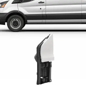 Hecasa Mo-4131 Fuel Gas Filler Pocket Housing Hinge Door Cover White