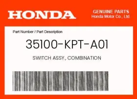 Honda 35100-kpt-a01 Genuine Switch Assy. Combination -