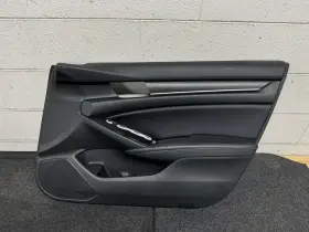 Honda 83500-tva-a010-24 2018 Accord Front Right Passenger Door Cover Trim Panel Black Lether Oem