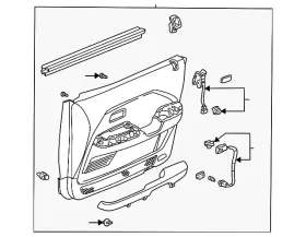 Honda 83550-s9v-a31zd Genuine Lining Assembly L Front Door Yr203l Saddle Honda 83550-s9v-a31zd Genuine Lining Assembly L Front Door Yr203l Saddle