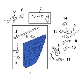 Honda Oe 83501swaa01ze Front Right Inner Door Interior Trim Panel Honda Oe 83501swaa01ze Front Right Inner Door Interior Trim Panel