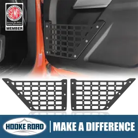 Hooke Road Ft.20013 Front Door Side Storage Pocket Molle Panel For 2021-2023 Ford Bronco
