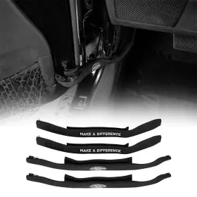 Hooke Road Mmr.20158 4pcs Black Door Limiting Strap For 2007-2025 Jeep Wrangler Jk Jl Gladiator Jt Hooke Road Mmr.20158 4pcs Black Door Limiting Strap For 2007-2025 Jeep Wrangler Jk Jl Gladiator Jt