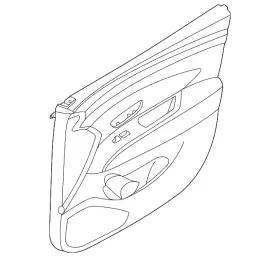 Hyundai 82305-cw000-nnb Genuine Door Trim Panel Hyundai 82305-cw000-nnb Genuine Door Trim Panel