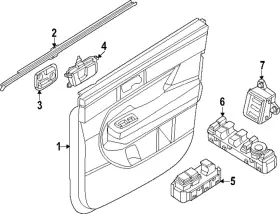Hyundai 82307-r6040-r66 Genuine Door Trim Panel Hyundai 82307-r6040-r66 Genuine Door Trim Panel