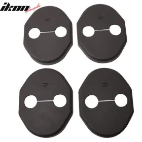 Ikon Motorsports 9-c-0028 Fits 07 Up Mitsubishi Lancer Asx 4pc Car Door Lock Protective Cover Case Sticker