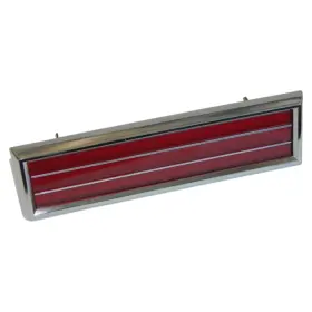 Inline Tube Inl13182 Door Panel Red Reflector Lower Trim Chrome 1970-72 Oldsmobile Cutlass 442 1pc Inline Tube Inl13182 Door Panel Red Reflector Lower Trim Chrome 1970-72 Oldsmobile Cutlass 442 1pc