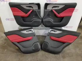 Jaguar 204.ja1g20 20 2020 F Pace F-pace Svr Oem Door Trim Panel Set Front And Rear Red