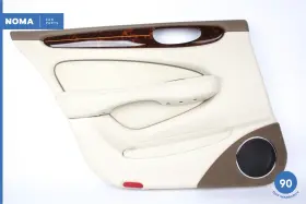 Jaguar 4w93f274a31bb 04-09 Xj8 Vdp X350 Lwb Rear Left Side Interior Door Panel Trim Ned Ivory