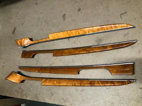 Jeep 1gg451x9al 11-13 Grand Cherokee Front Rear Left Right Door Trim Wood Set